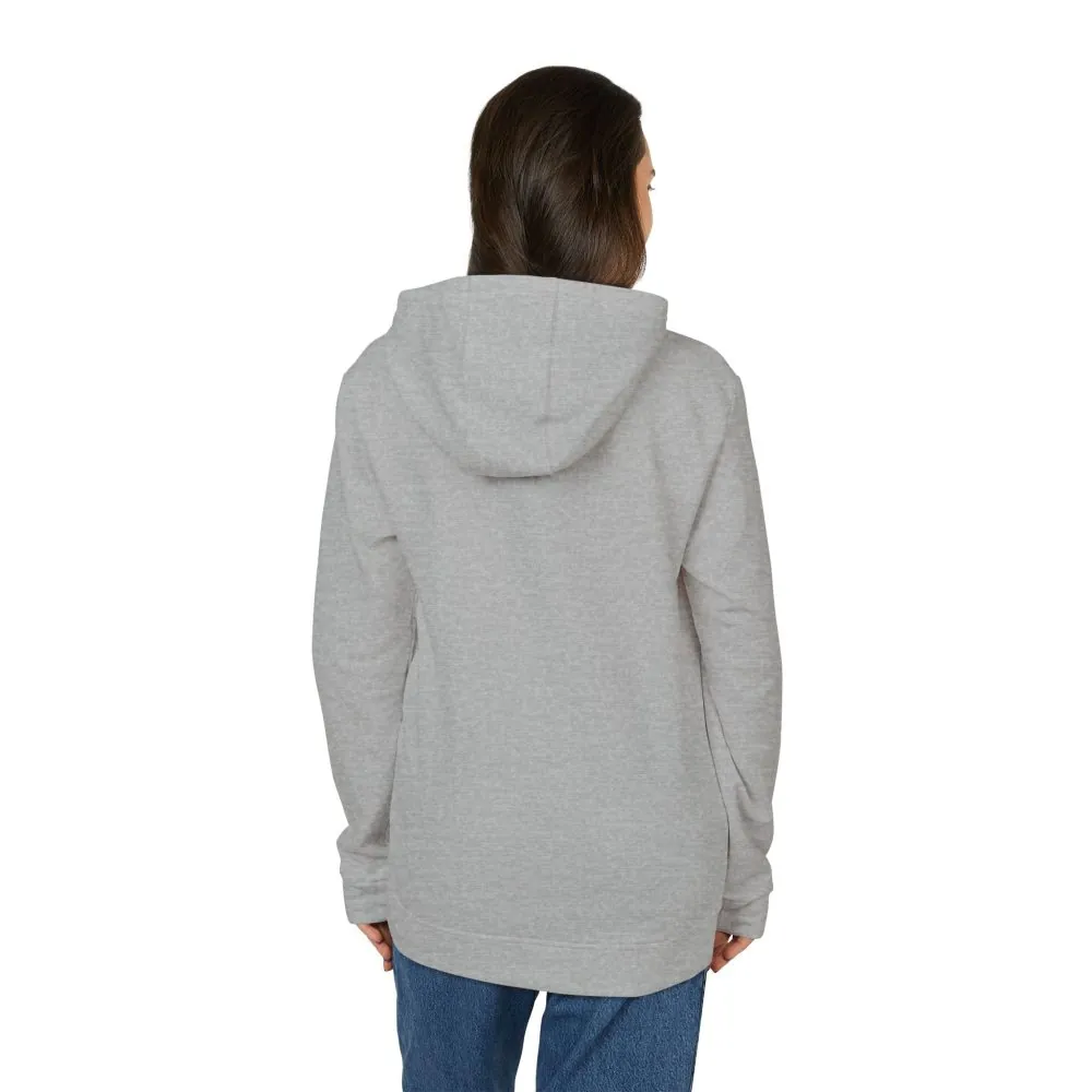 Hoodie(Adidas) — 'Adventure Awaits-Go Where You Feel Most Alive' Outdoor Travel Pullover (Only Front Printed)