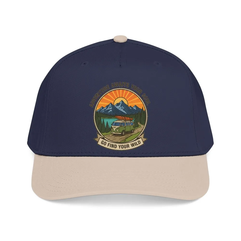 Baseball Cap — "Go Find Your Wild" Outdoor Patch