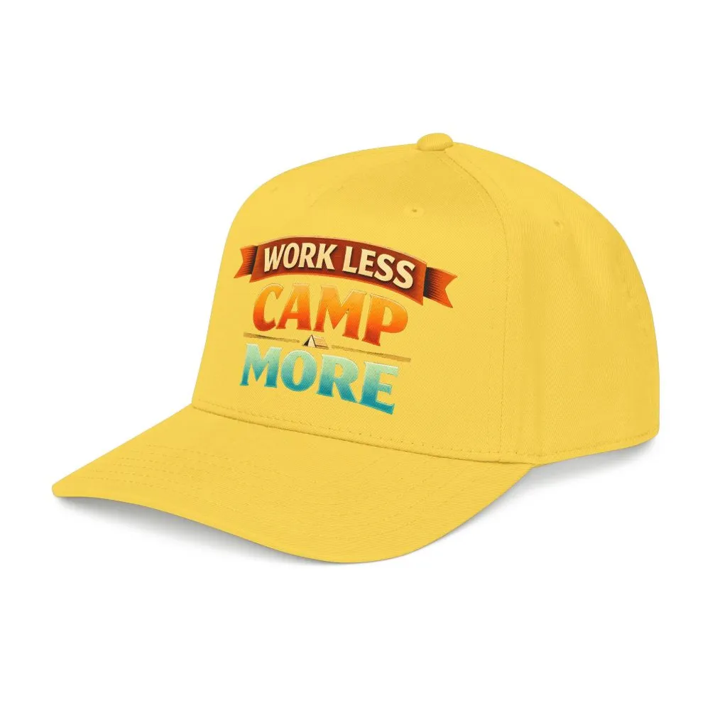 702137514200047350_2048.jpeg Baseball Cap - "Work Less-Camp More" Design Scenic-Line