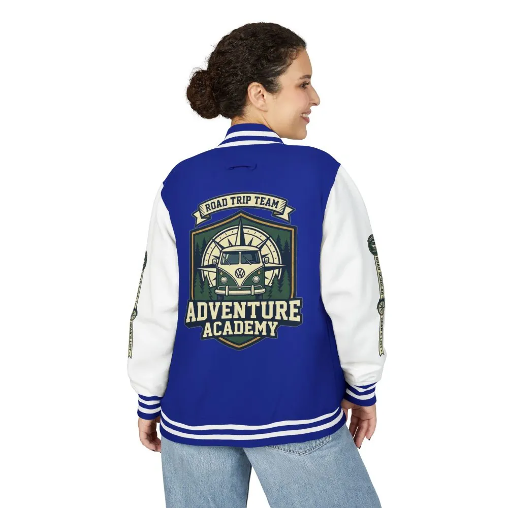 7021478502895473594_2048.jpeg Unisex Heavyweight Letterman Jacket (Awdis) —"Adventure Academy" Road Trip Team Varsity Jacket