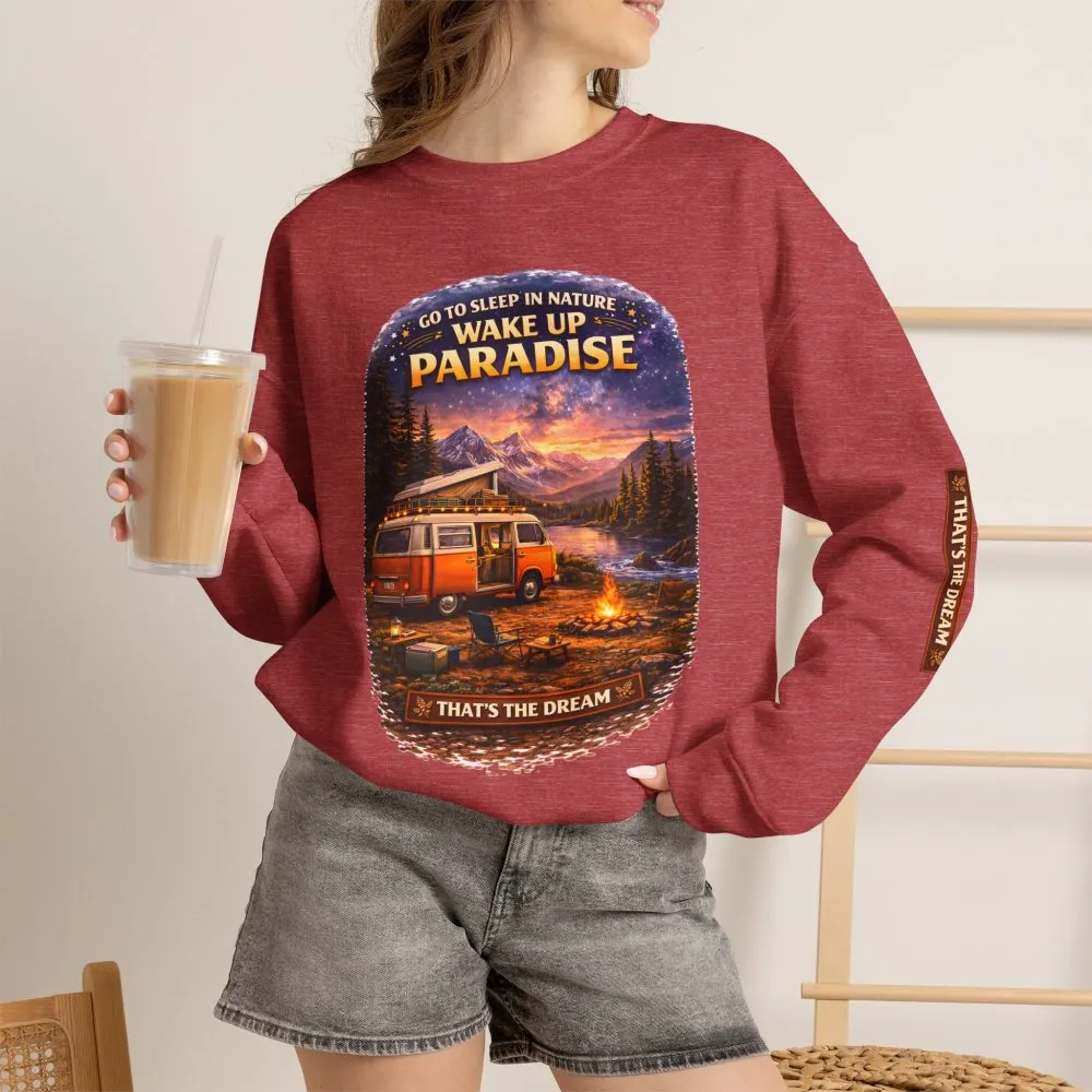 7038249346488782290_2048.jpeg Unisex Heavy Blend™ Crewneck Sweatshirt — "Go To Sleep Nature " Design Scenic-Line
