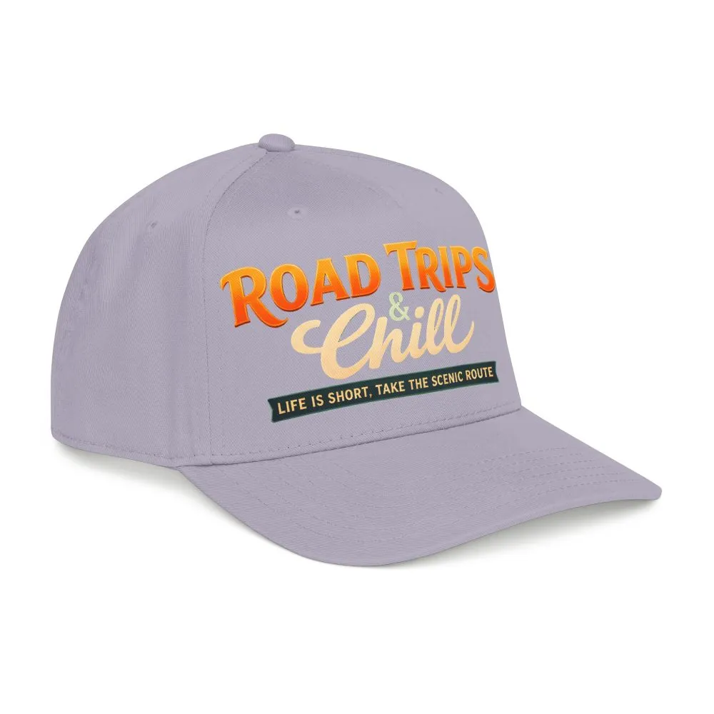 Baseball Cap - "Road Trips And Chill" Design Scenic-Line
