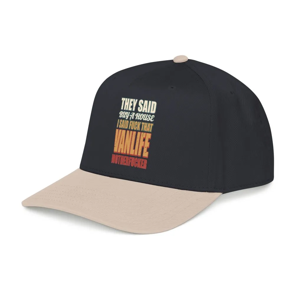 7064815378340111040_2048.jpeg Baseball Cap - "They Said Buy A House" Design F**K-Line