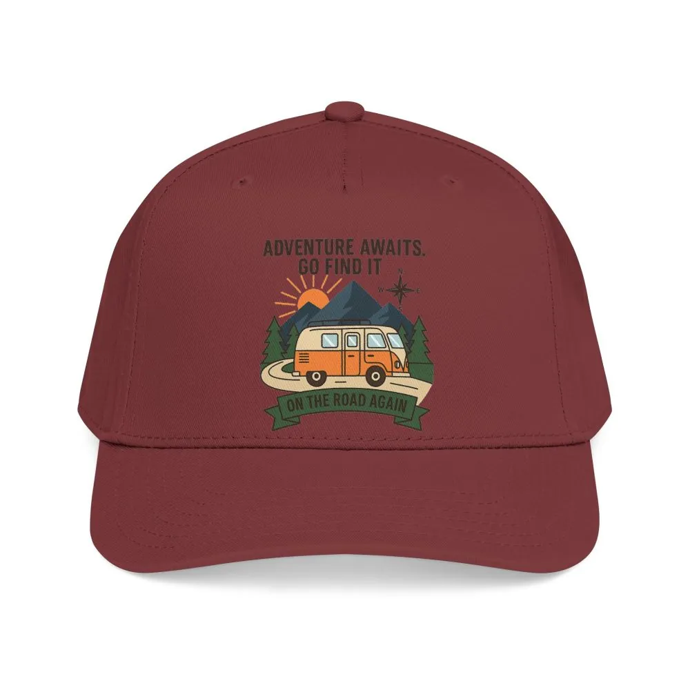 Baseball Cap - "Adventure Awaits" Outdoor Travel Hat