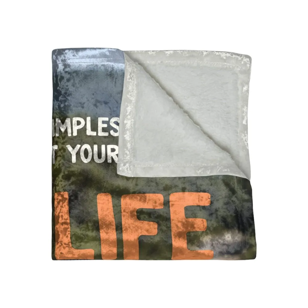 7129130284728544513_2048.jpeg Crushed Velvet Blanket — "Vanlife freedom is the only way to live" Retro Camper Quote