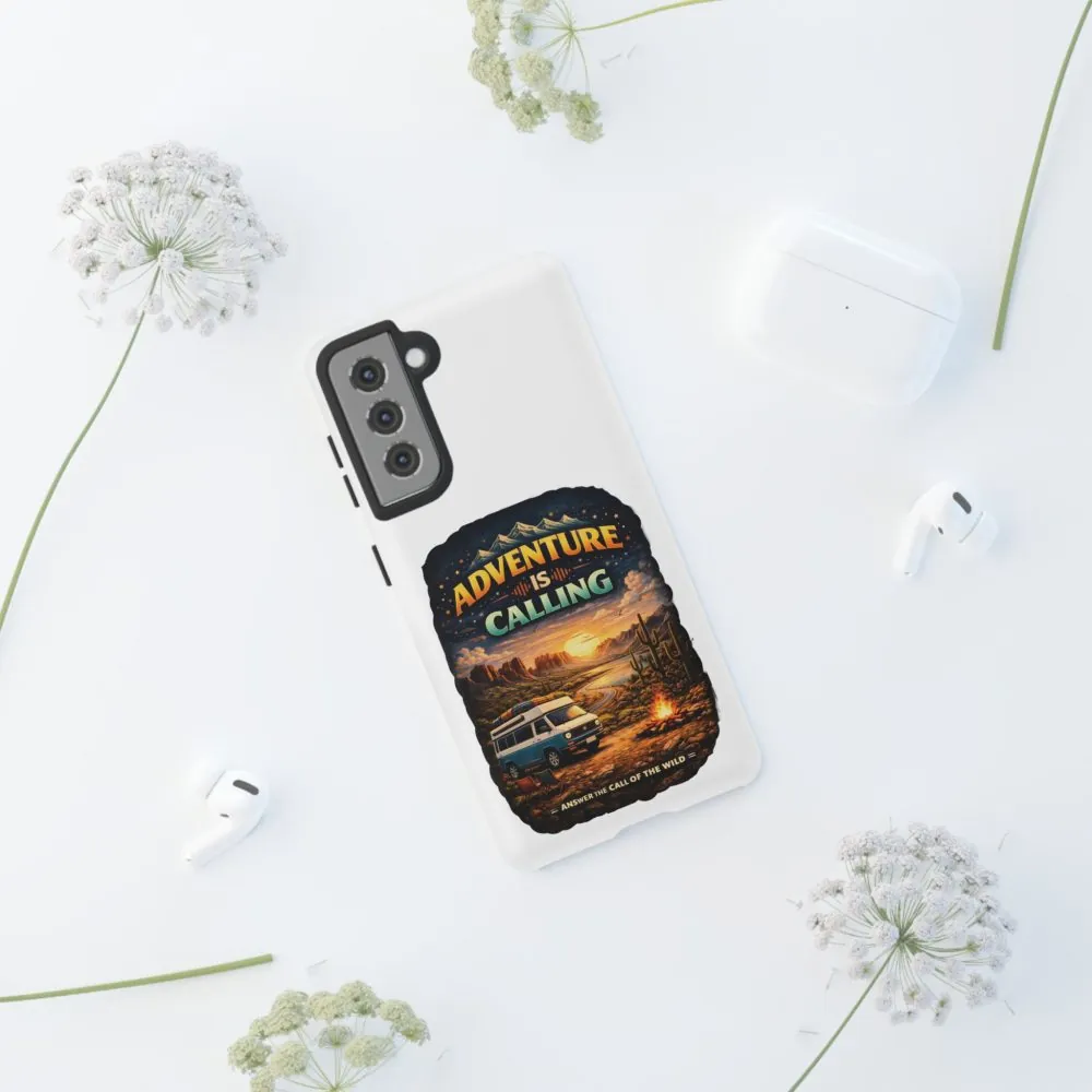 Phone Case — "Adventure Is Calling" (Design Scenic-Line)