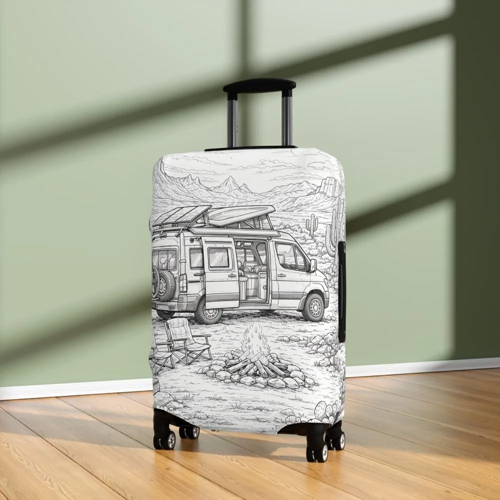 7189555163000990766_2048.jpeg Luggage Cover — Adventure Camper Sketch Travel Suitcase