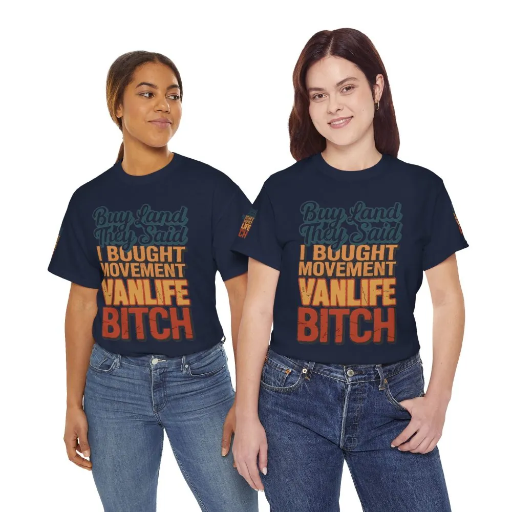 7200107660998856874_2048.jpeg Unisex Heavy Cotton Tee — "Buy Land They Said" Design F**K-Line