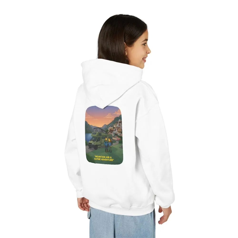 7221062183215323868_2048.jpeg Youth Hoodie(Gildan) – "Mountain Air And Alpine Adventure" (Design Sitcom-Line)