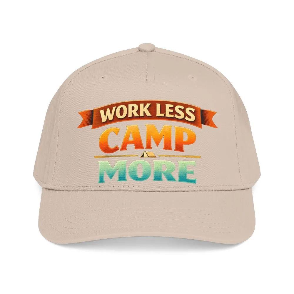 7250177777647481572_2048.jpeg Baseball Cap - "Work Less-Camp More" Design Scenic-Line