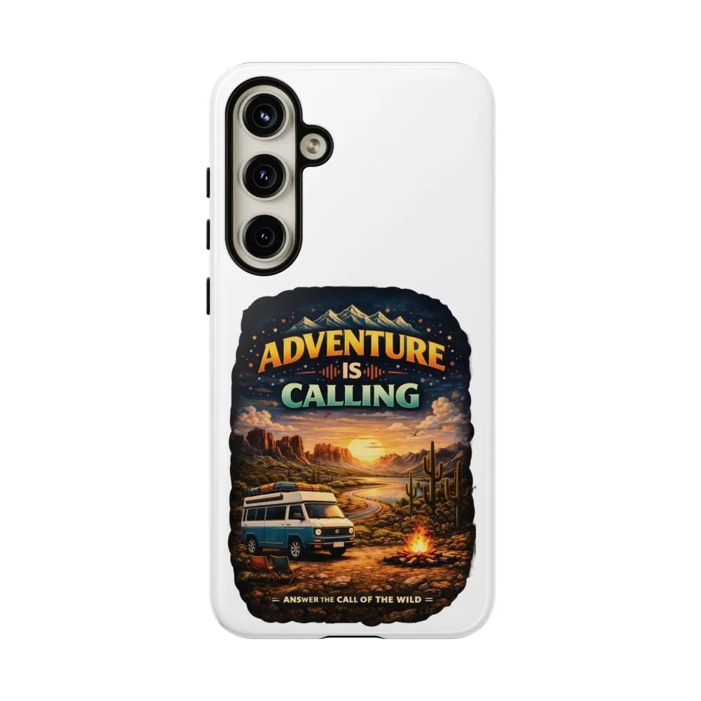 Phone Case — "Adventure Is Calling" (Design Scenic-Line)