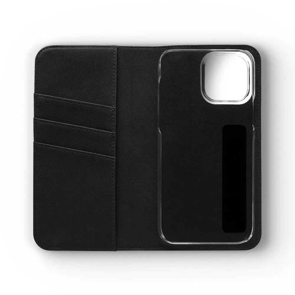 Flip Phone Case — "Fuel Your Journey, Not the Wifi" Wallet Cover