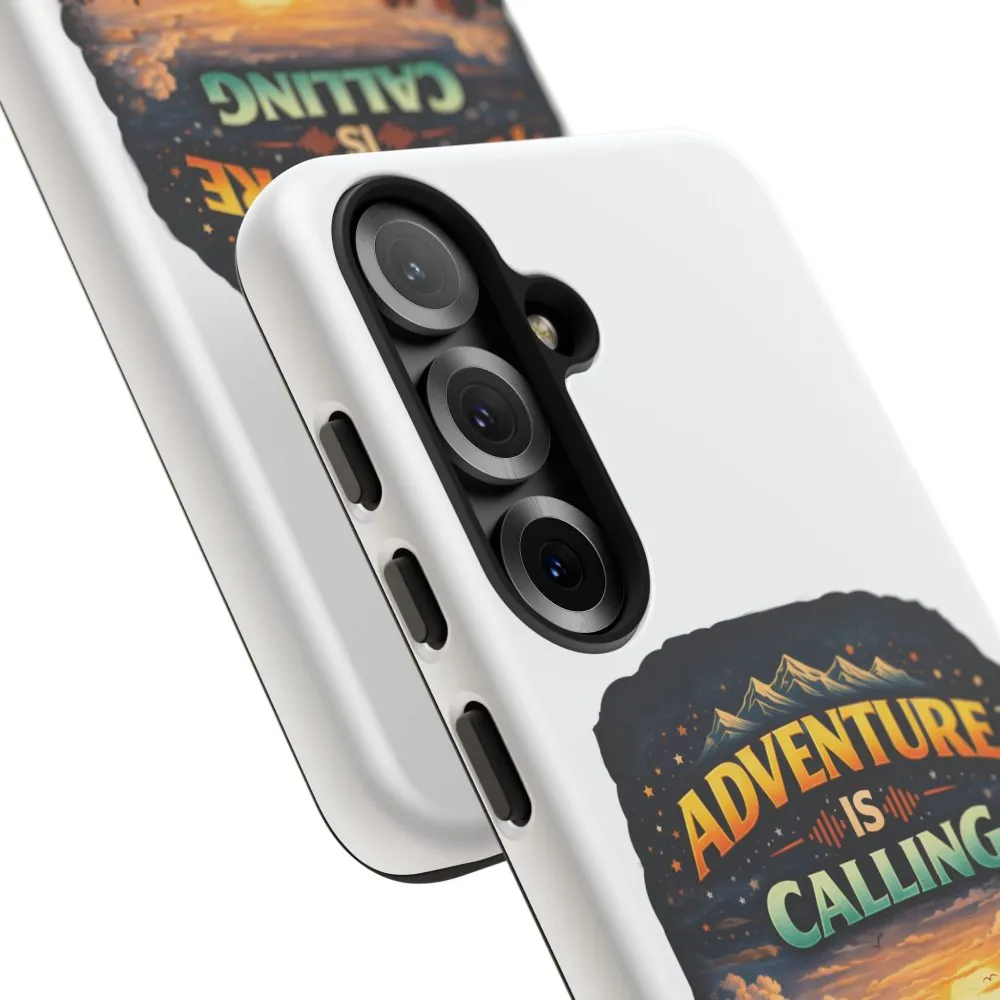 Phone Case — "Adventure Is Calling" (Design Scenic-Line)