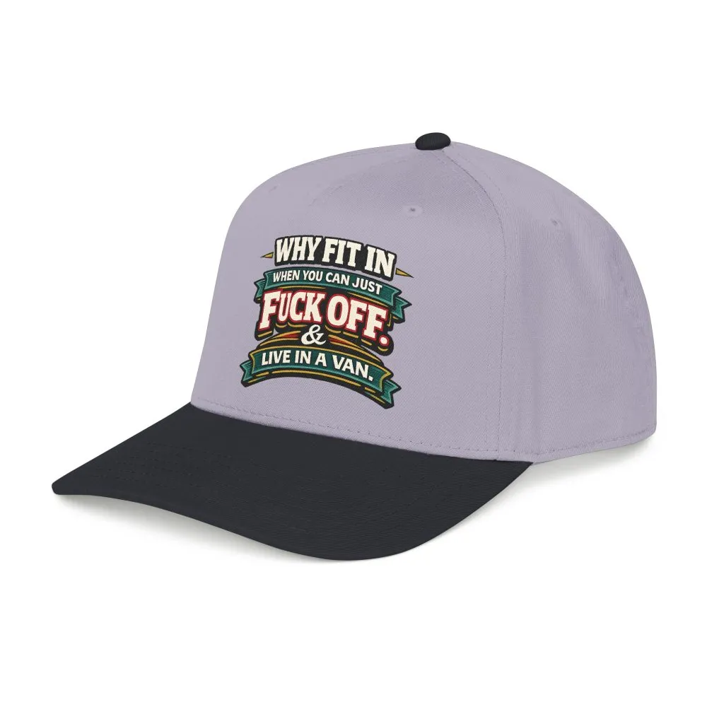 Baseball Cap - "Why Fit In" Design F**K-Line