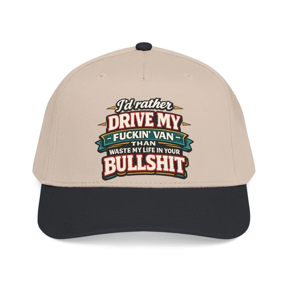 Baseball Cap - "I´d Rather Drive My Fucking Van" Design F**K-Line