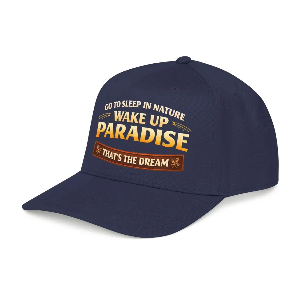 7298903990801241528_2048.jpeg Baseball Cap - "Go sleep Nature-Wake Up Paradise" Design Scenic-Line