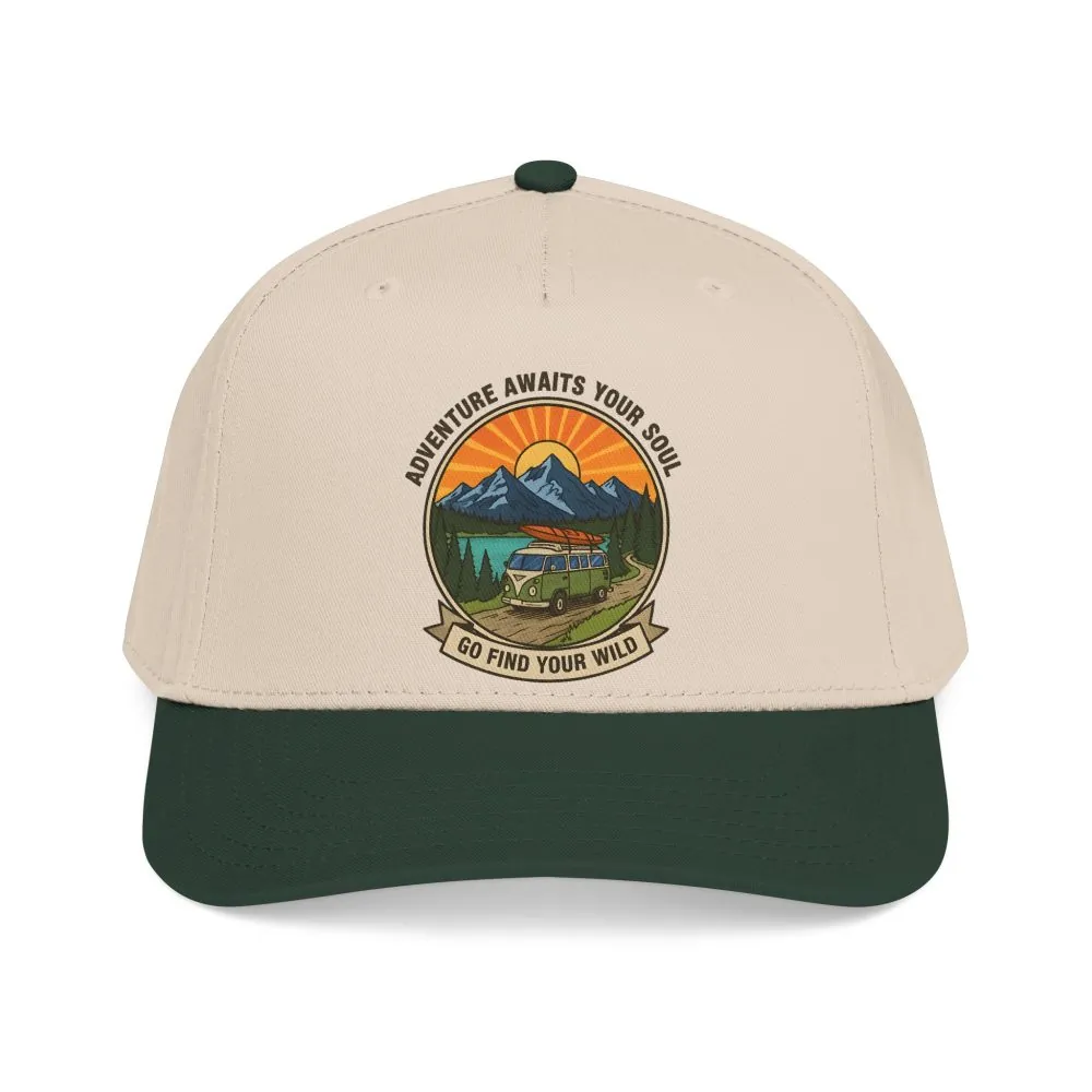 Baseball Cap — "Go Find Your Wild" Outdoor Patch