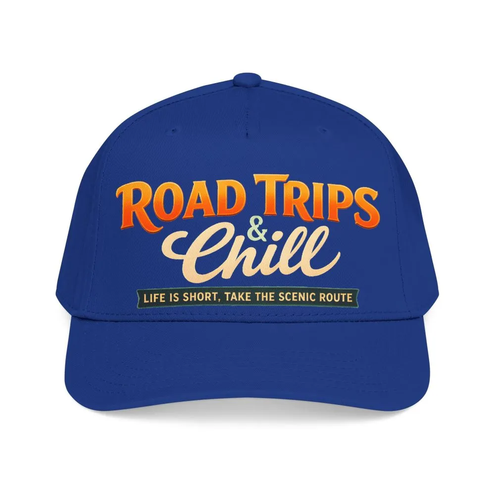 Baseball Cap - "Road Trips And Chill" Design Scenic-Line