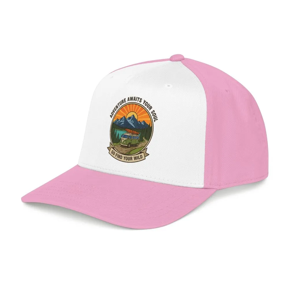 Baseball Cap — "Go Find Your Wild" Outdoor Patch