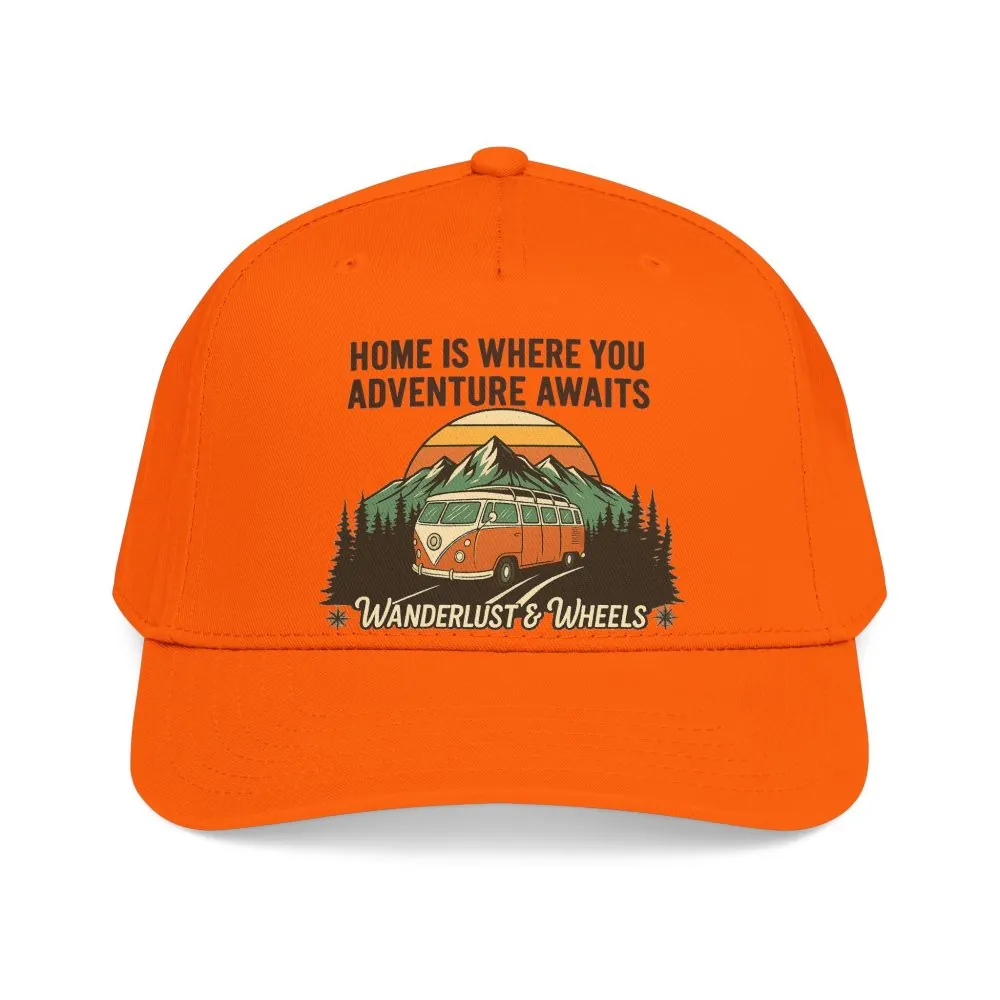 7326569432684130413_2048.jpeg Baseball Cap - "Home Is Where You Adventure Awaits" Mid Profile Baseball Cap