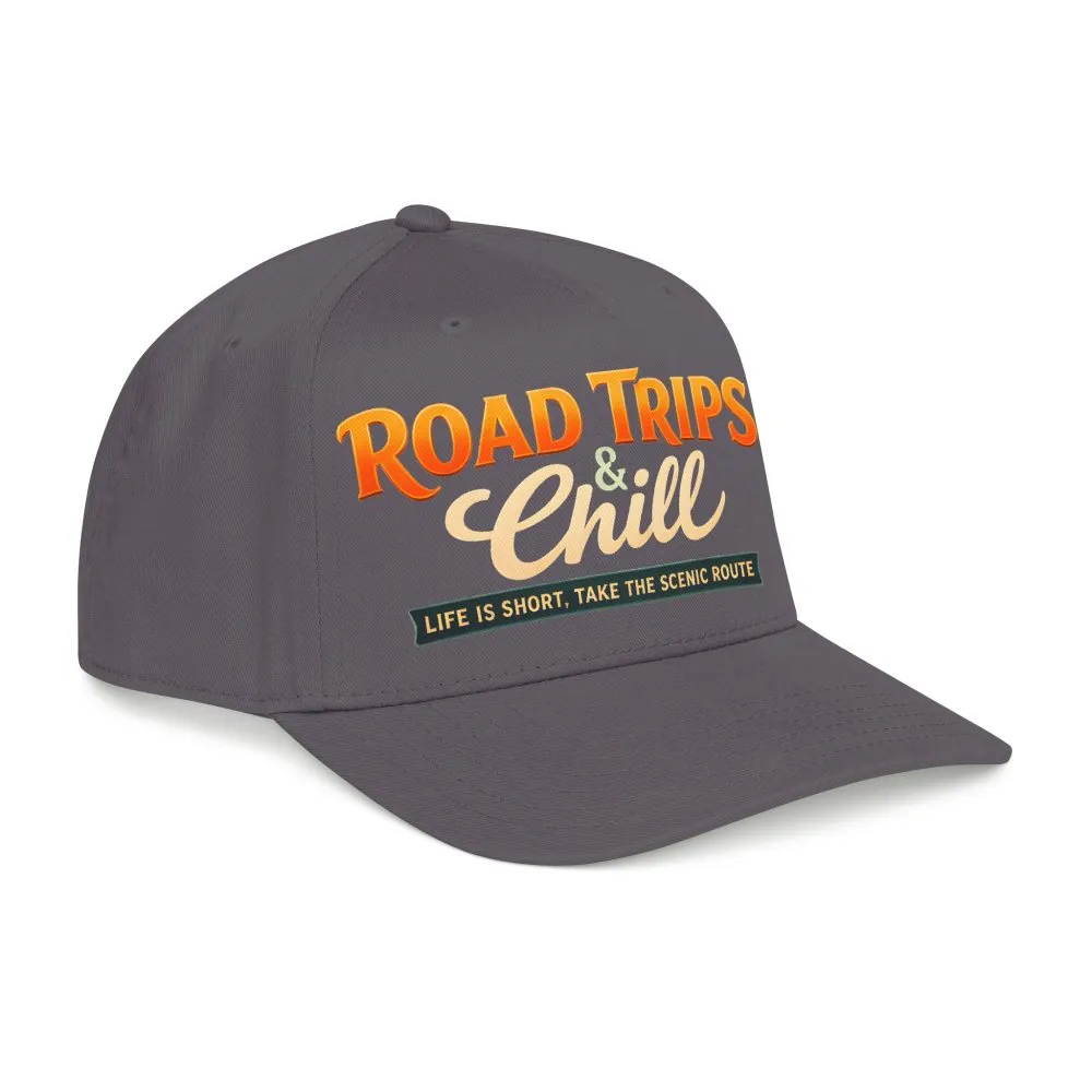 Baseball Cap - "Road Trips And Chill" Design Scenic-Line
