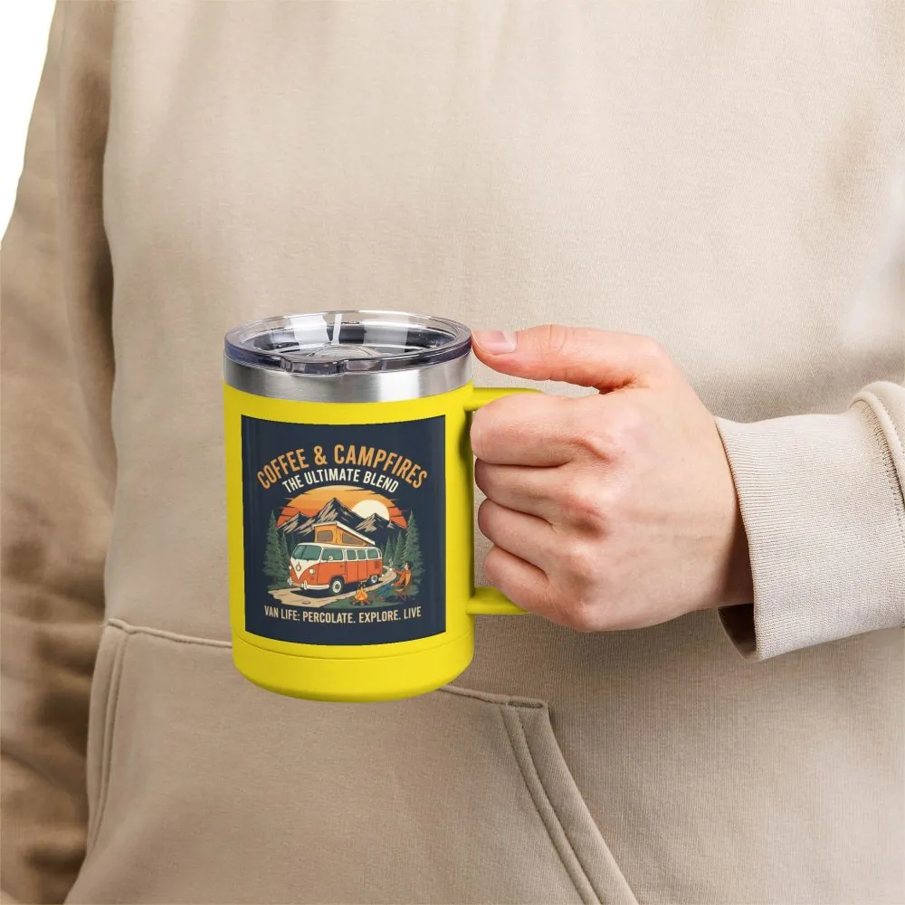 7331818926042029218_2048.jpeg Coffee Mug Tumbler, 15oz — “Coffee & Campfires: The Ultimate Blend”