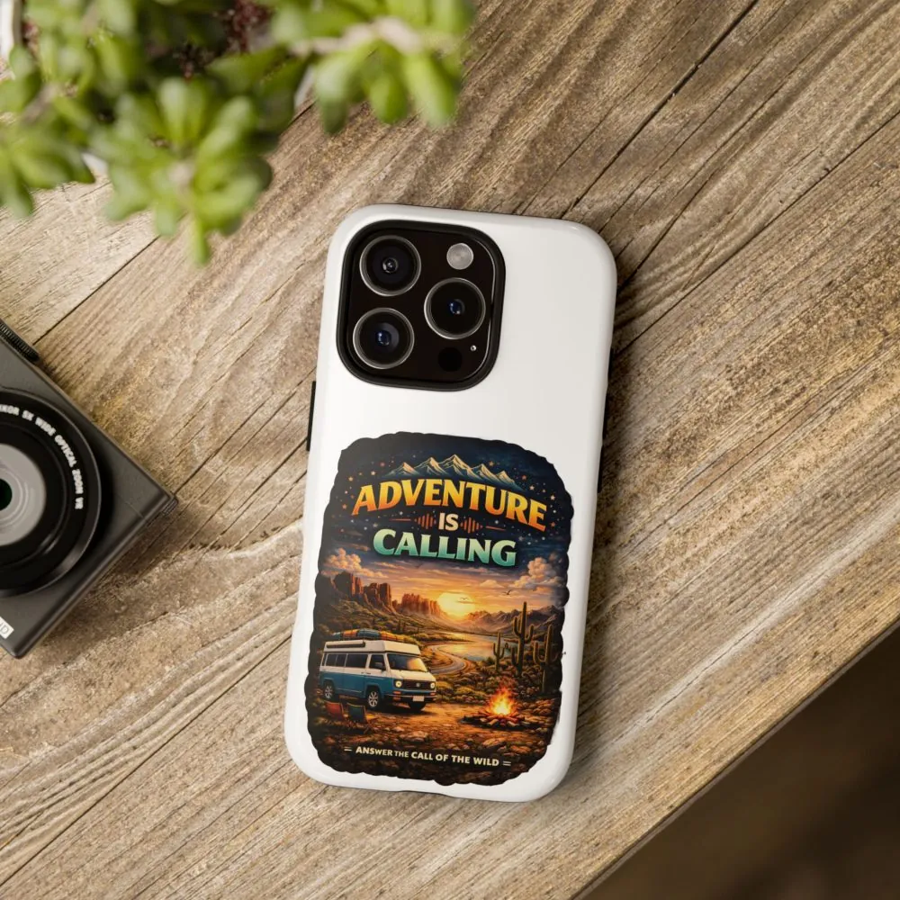 Phone Case — "Adventure Is Calling" (Design Scenic-Line)