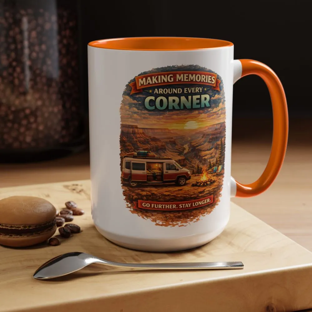 7415054988921355118_2048.jpeg Accent Coffee Mug (11, 15oz) — "Making Memories Around Every Corner" Design Scenic-Line