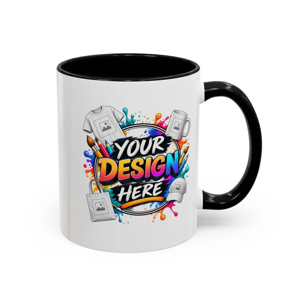7417110619169127208_2048.jpeg Accent Coffee Mug — Colorful 'Your Design Here' Artist Print (11/15 oz)