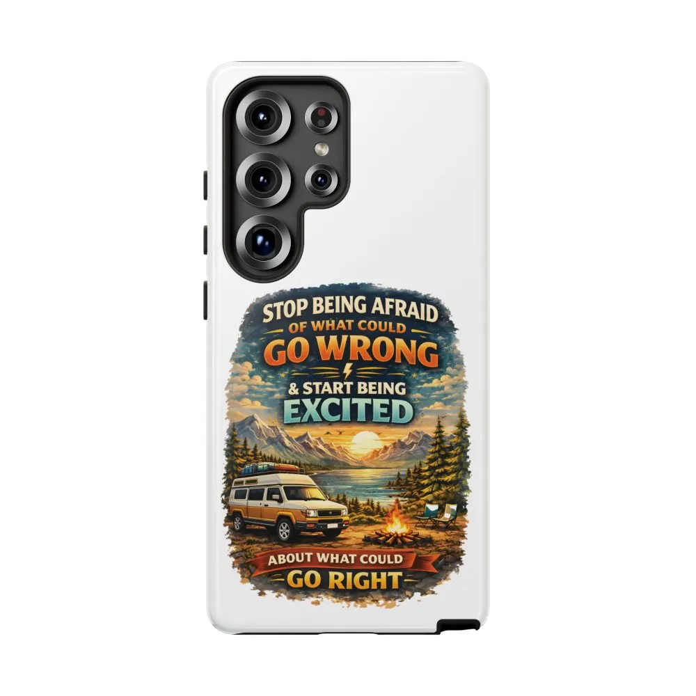 7439140715410190166_2048.jpeg Phone Case — "Stop Being Afraid" (Design Scenic-Line)