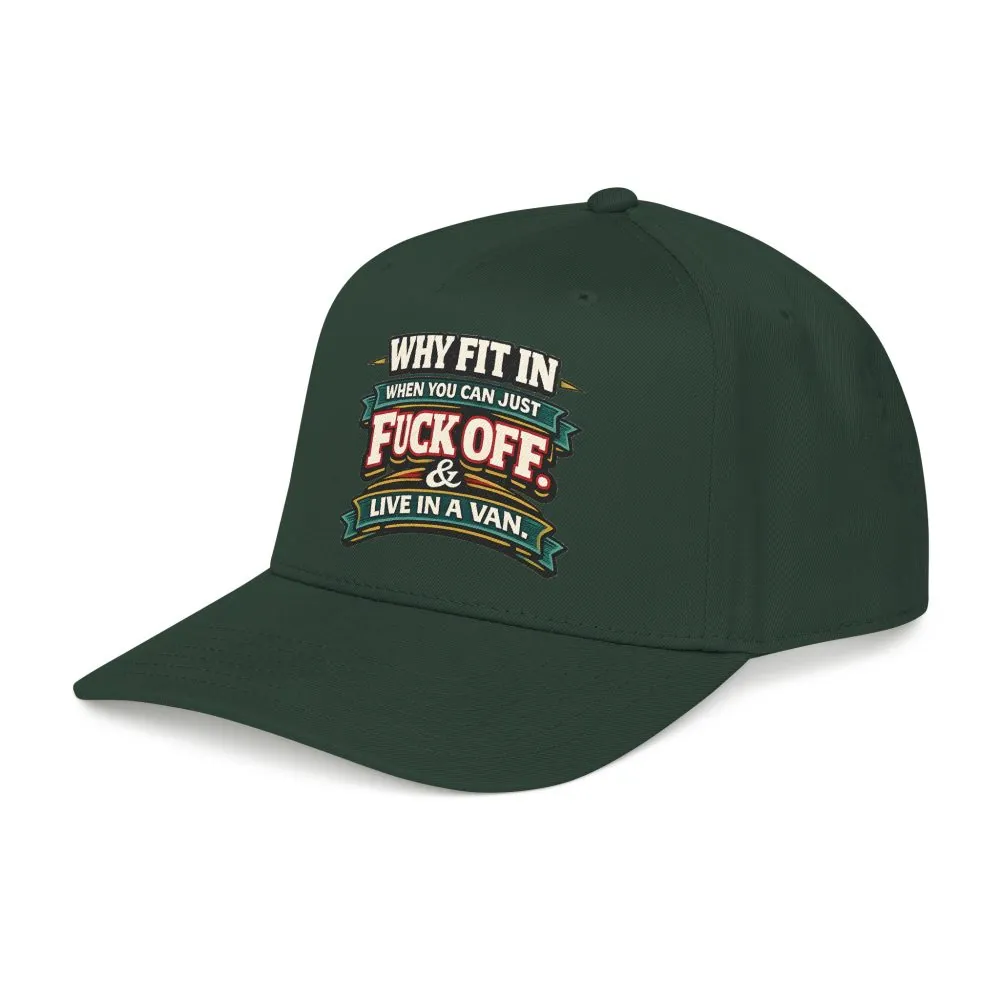 Baseball Cap - "Why Fit In" Design F**K-Line