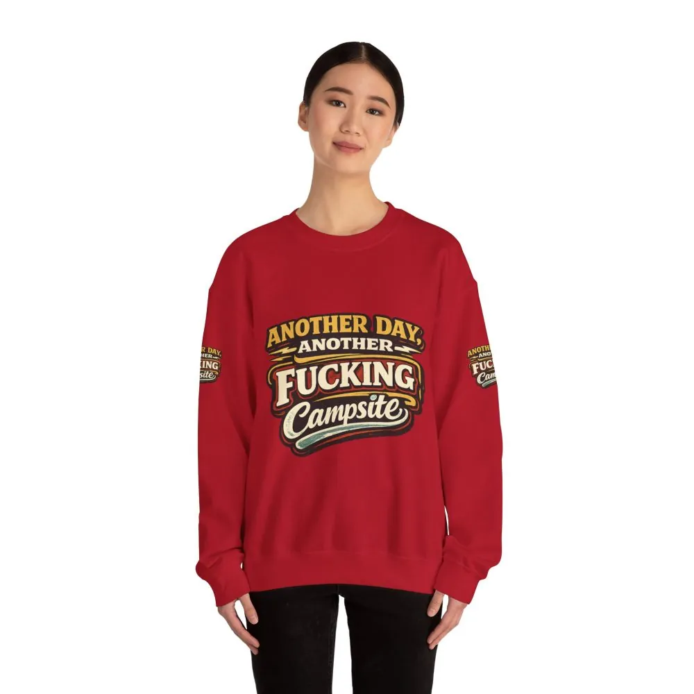 Unisex Heavy Blend™ Crewneck Sweatshirt — "Another Day" Design F**K-Line