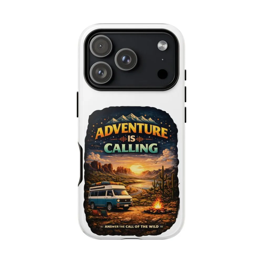 Phone Case — "Adventure Is Calling" (Design Scenic-Line)