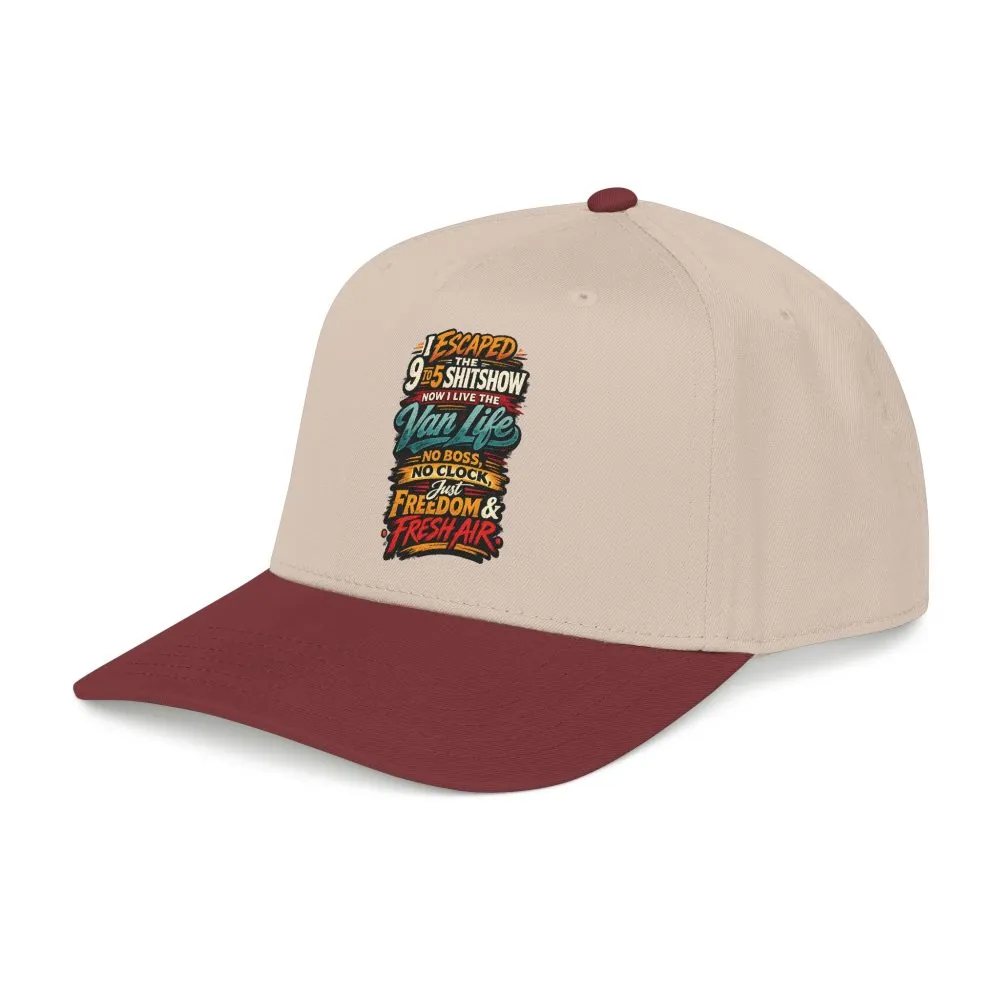 Baseball Cap - "I Escaped The 9 To 5" Design F**K-Line
