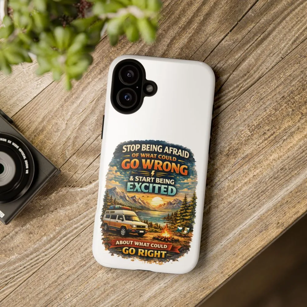 7496535246649267290_2048.jpeg Phone Case — "Stop Being Afraid" (Design Scenic-Line)