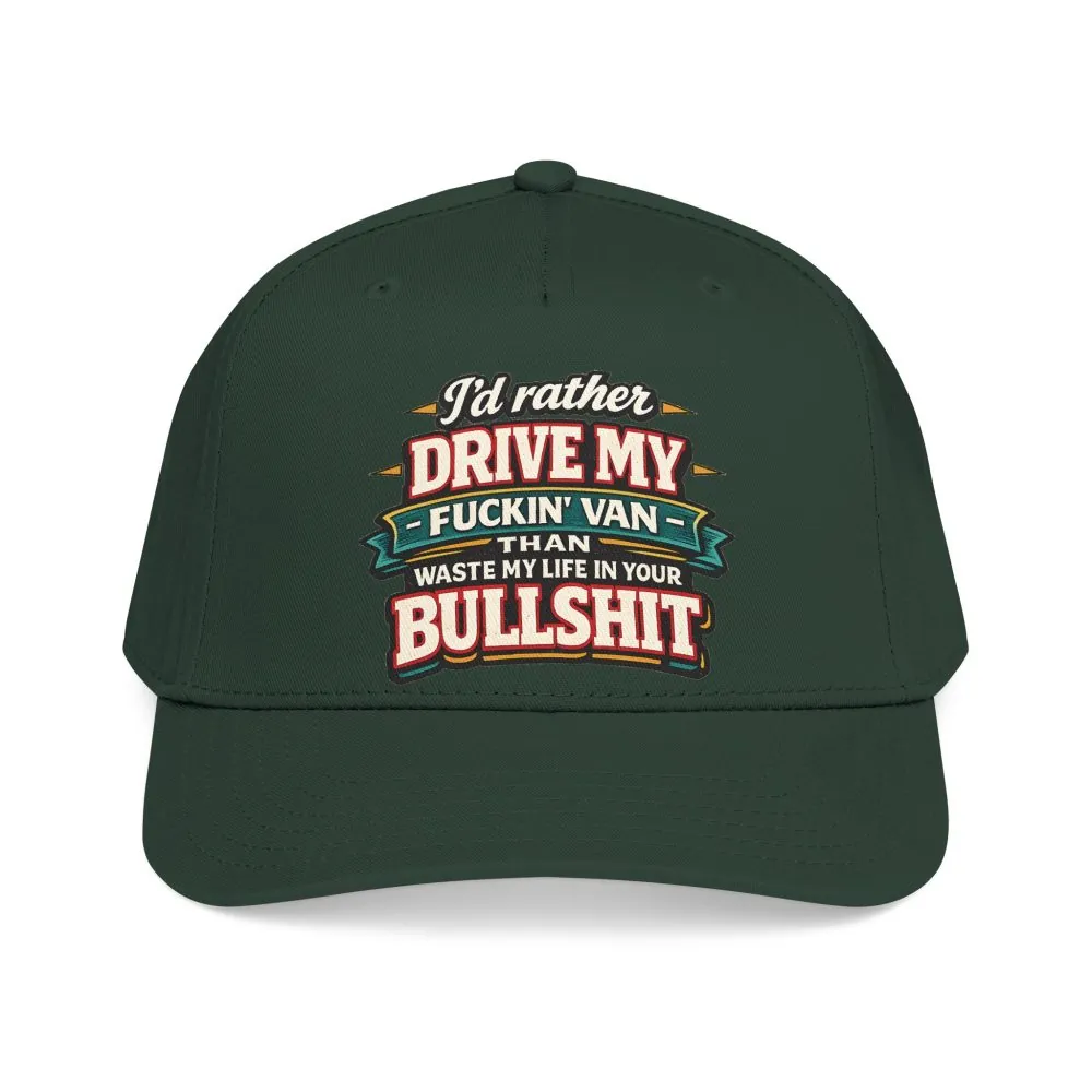 Baseball Cap - "I´d Rather Drive My Fucking Van" Design F**K-Line