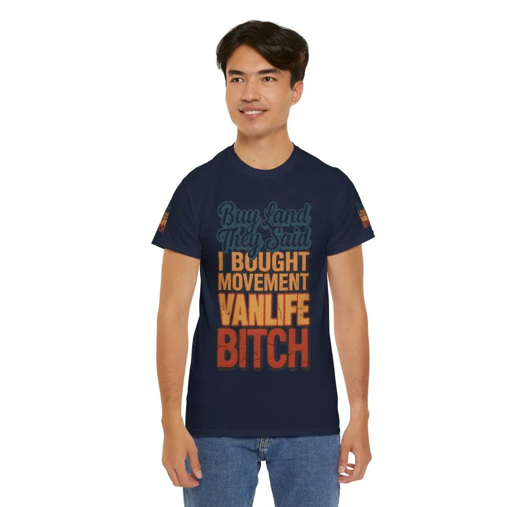 7557405645693706520_2048.jpeg Unisex Heavy Cotton Tee — "Buy Land They Said" Design F**K-Line