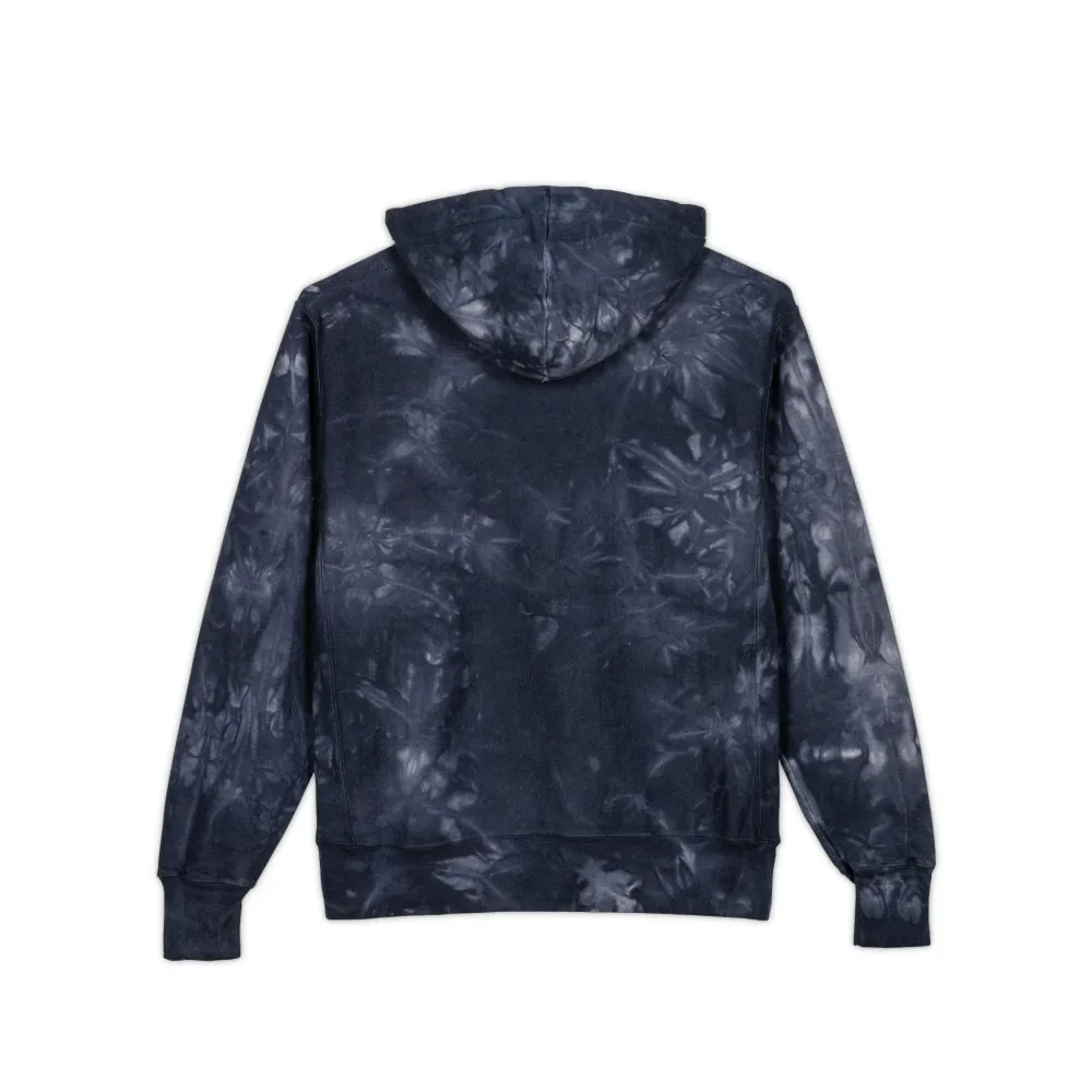 Unisex Tie-Dye Embroidered Hoodie — 'Life Is Better With A Van' Graphic