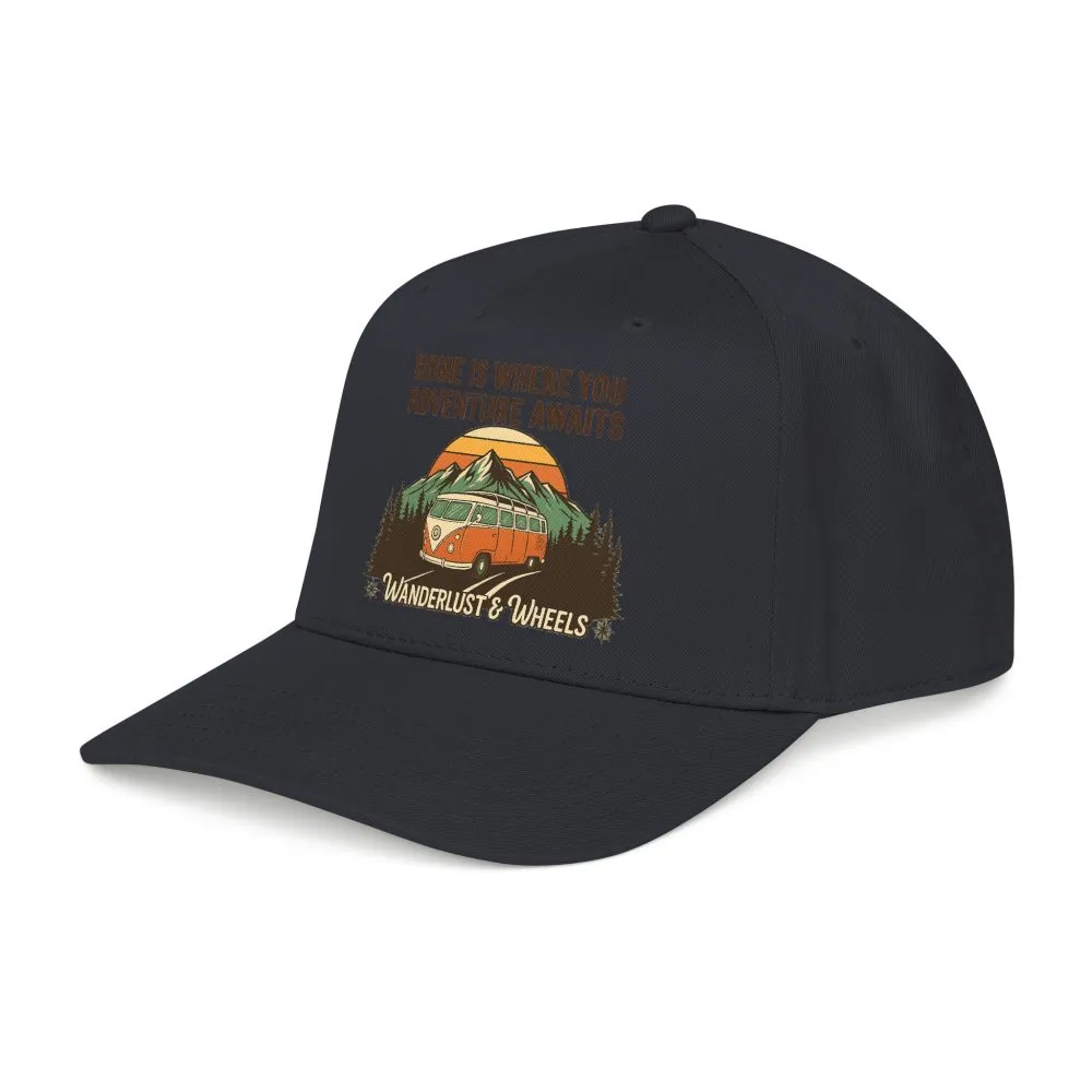 7579777497667917563_2048.jpeg Baseball Cap - "Home Is Where You Adventure Awaits" Mid Profile Baseball Cap