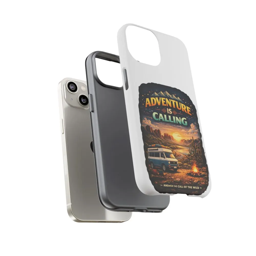 Phone Case — "Adventure Is Calling" (Design Scenic-Line)