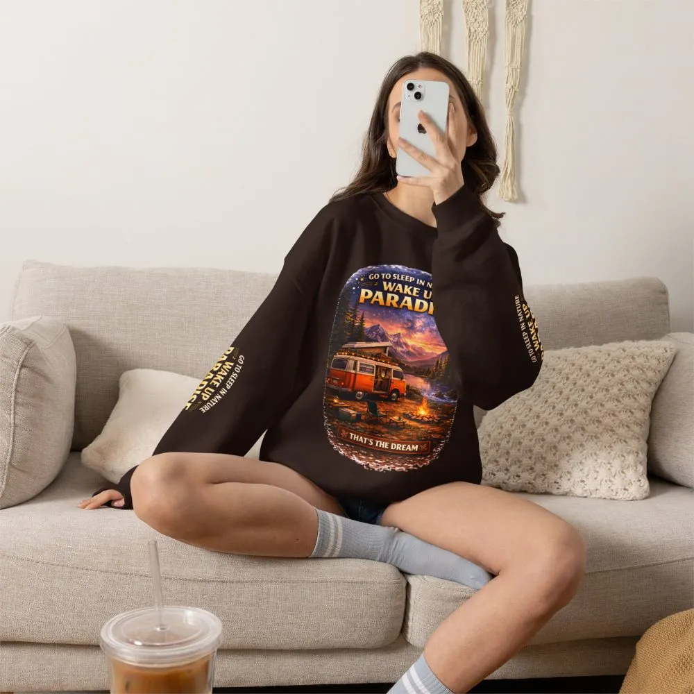 7593324439390791185_2048.jpeg Unisex Heavy Blend™ Crewneck Sweatshirt — "Go To Sleep Nature " Design Scenic-Line
