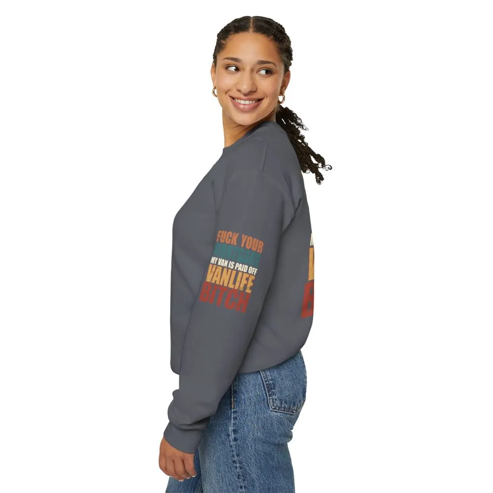 7596346759952788462_2048.jpeg Unisex Heavy Blend™ Crewneck Sweatshirt — "Fuck Your Mortgage" Design F**K-Line