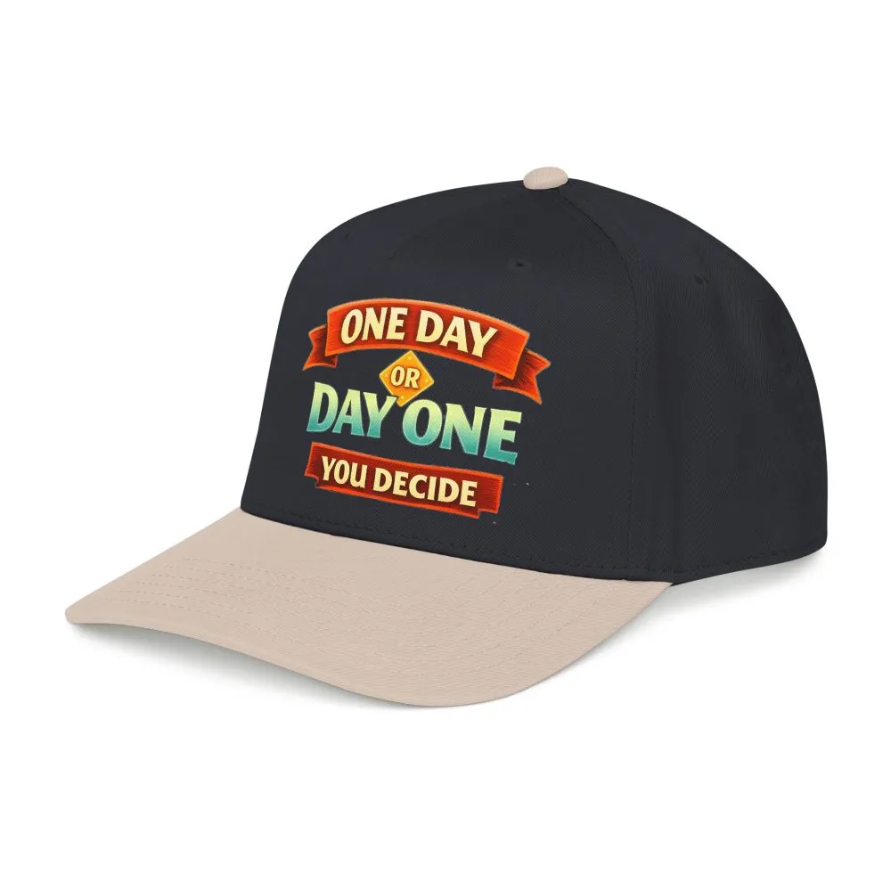 Baseball Cap - "One Day Or Day One" Design Scenic-Line