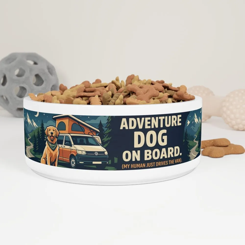 Pet Bowl — "Adventure Dog On Board" Camping van design