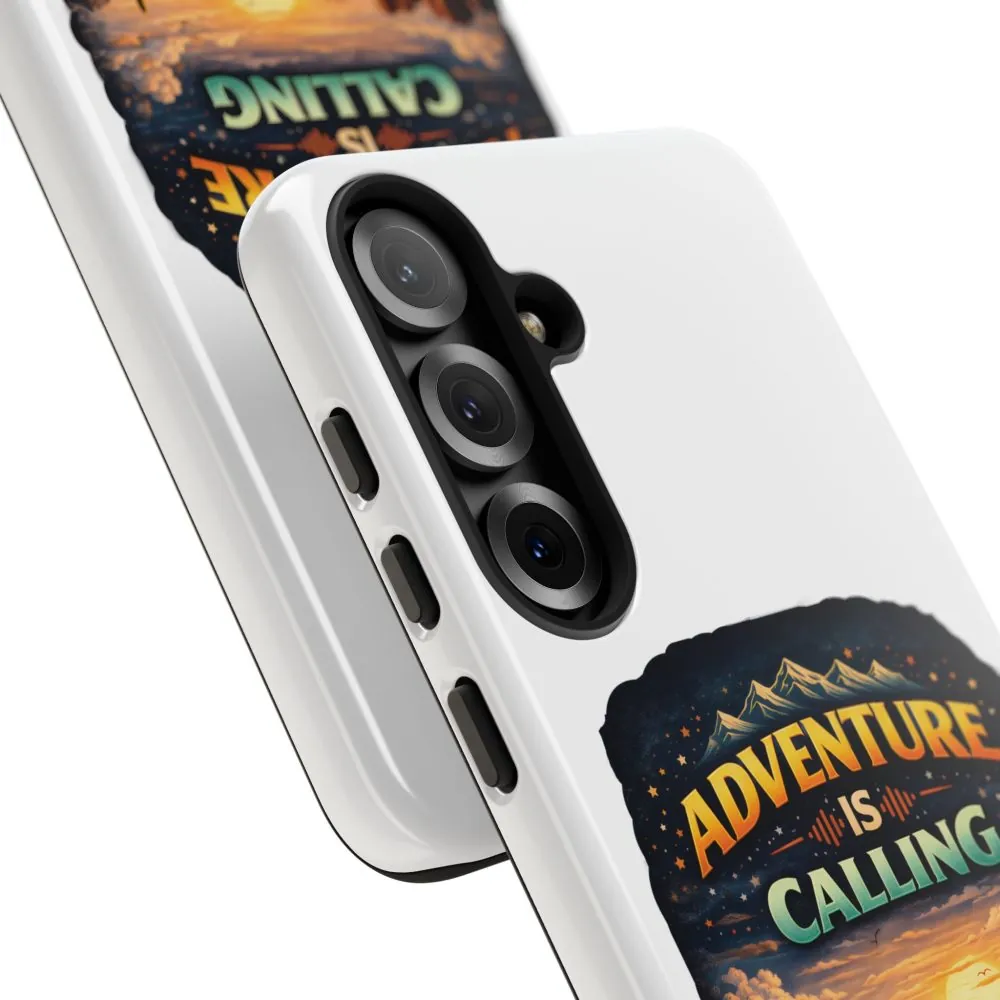 Phone Case — "Adventure Is Calling" (Design Scenic-Line)