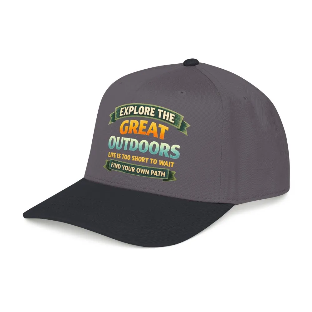 Baseball Cap - "Explore The Great Outdoors" Design Scenic-Line