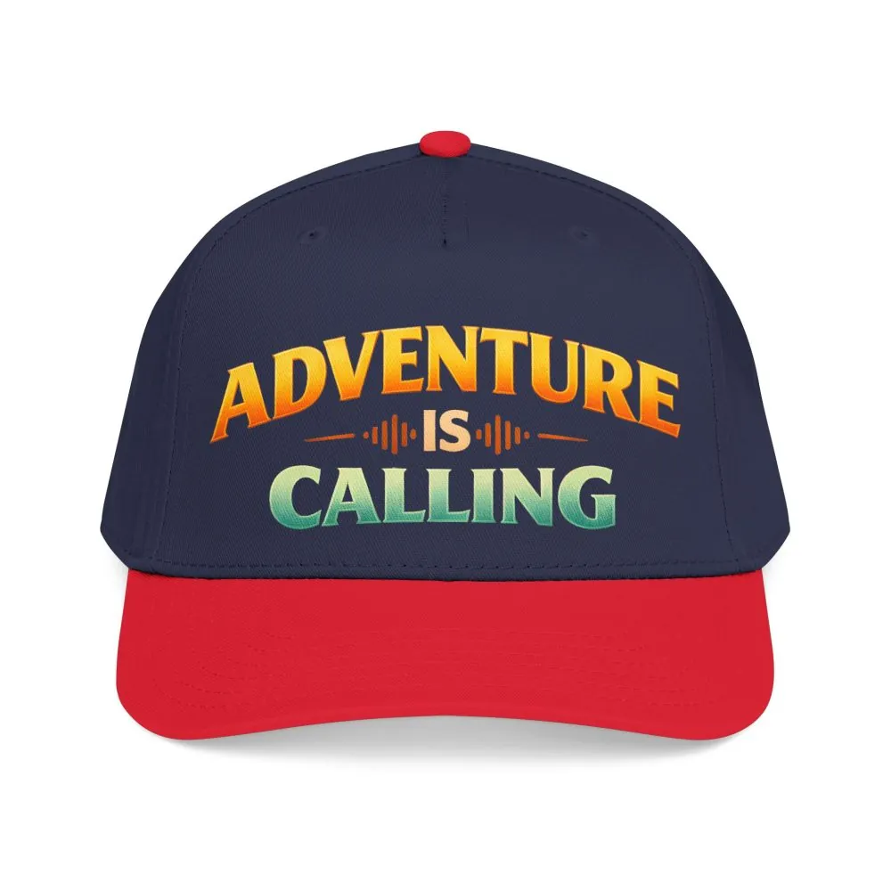 Baseball Cap - "Adventure Is Calling" Design Scenic-Line