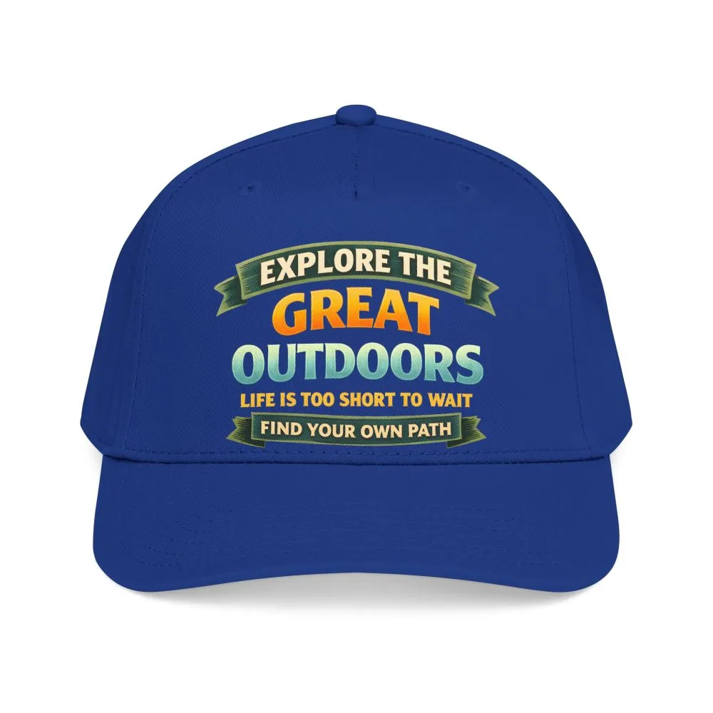 Baseball Cap - "Explore The Great Outdoors" Design Scenic-Line