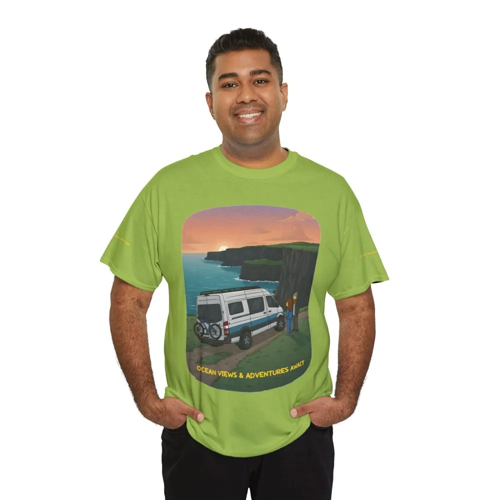 7689713337371380681_2048.jpeg Unisex Heavy Cotton Tee — "Ocean Views-Adventures Awaits" Design Sitcom-Line