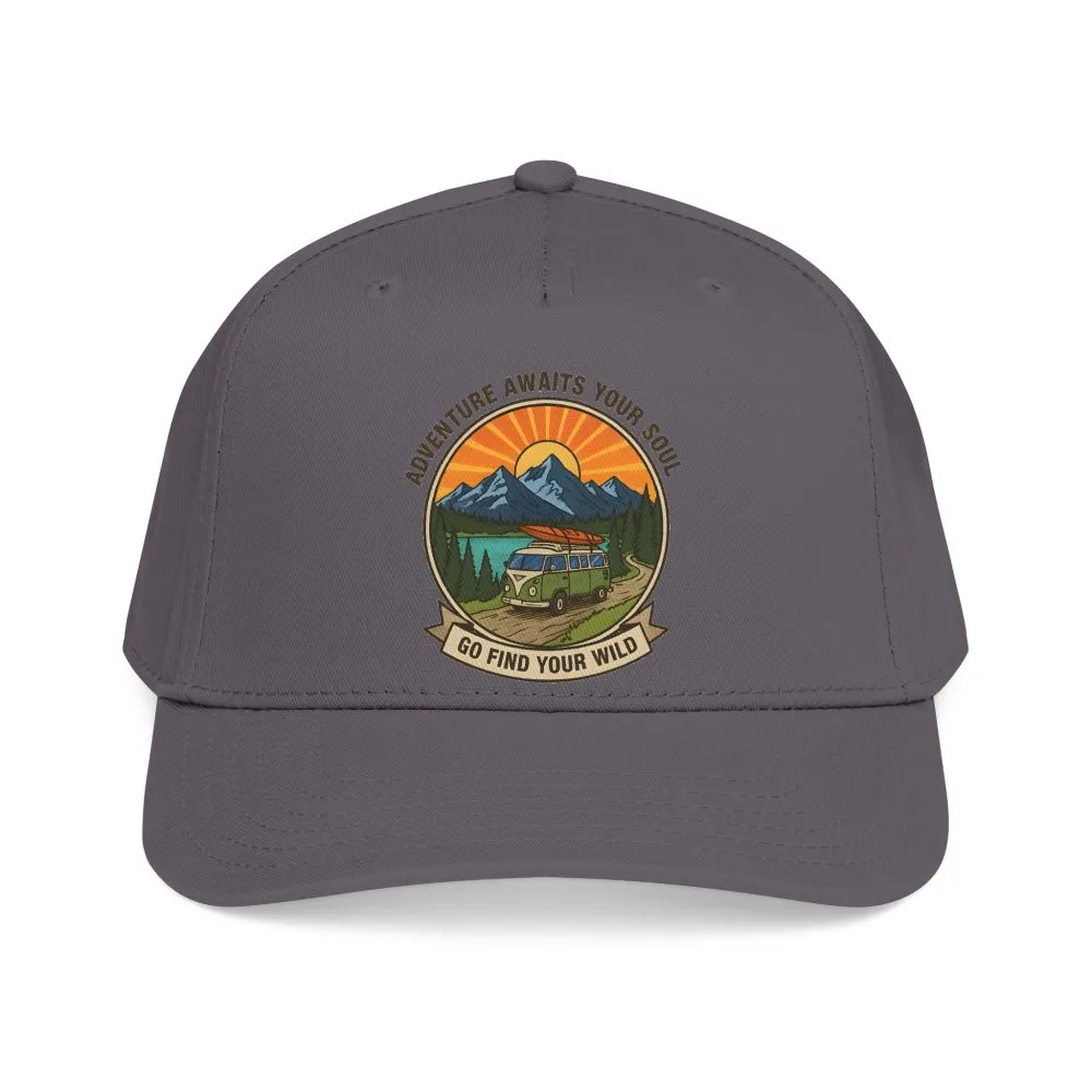 Baseball Cap — "Go Find Your Wild" Outdoor Patch